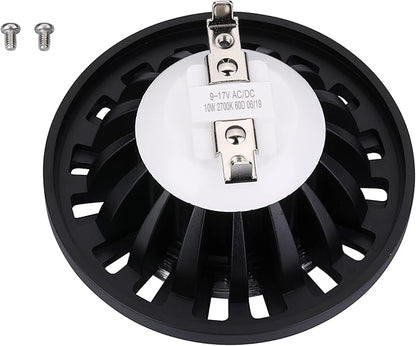 PAR36 Landscape LED Bulb Outdoor Well Lights Landscape Lighting Garden Lights Yard Illumination 2700K Warm White Low Voltage 9-17V Water Resistant Rating IP67 10Watt