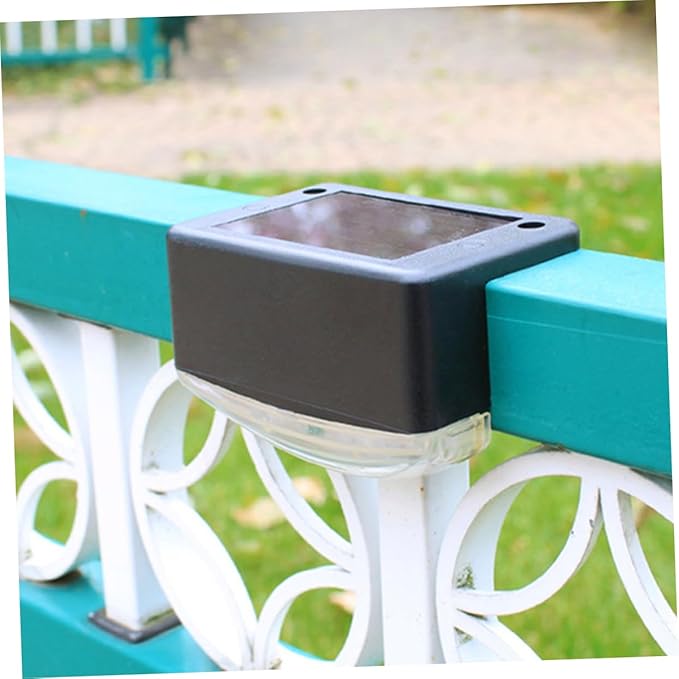 NUOBESTY 4pcs Solar Pathway Lights Step Lights for Garden Easy Install Landscape Lighting