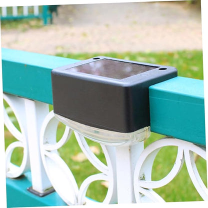 NUOBESTY 4pcs Solar Pathway Lights Step Lights for Garden Easy Install Landscape Lighting