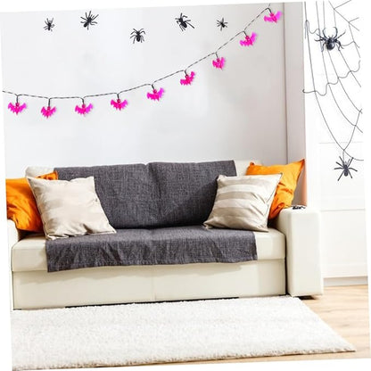 Amosfun 5m Solar String Lights for Halloween Decorative Lamps Warm Glow for Indoor and Outdoor Party Decorations