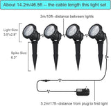 Outdoor lights Outdoor Landscape Lighting 12W Outdoor Spot Lights with Transformer for Yard Garden House Lawn Tree | Lumora