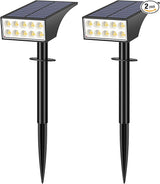 Solar Spot Lights Outdoor Waterproof IP65, Bright LEDs Solar Landscape Lighting for Outside Garden Yard, Solar | Lumora