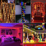 Nazuwke 200Ft Rope Lights Outdoor, 18 Colors Changing 610 LED String Lights