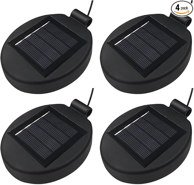 Solar Lantern Top LED Panel Lantern Lid Lights Replacement Part for Outdoor Flower DIY Solar Flower Lights Garden | Lumora