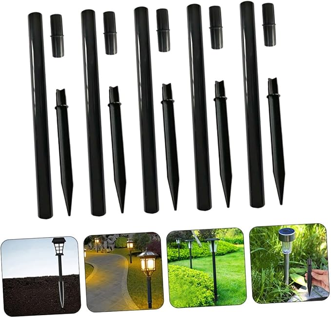 GANAZONO 1 Set Empty Lights Pole Solar Light Stake Replacement Light Link Pole Adapter - Outdoor Lighting Accessory | Lumora
