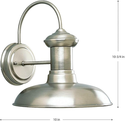 Progress Lighting P5722-81 Brookside Outdoor, 10-Inch Width x 10-3/4-Inch Height, Nickel