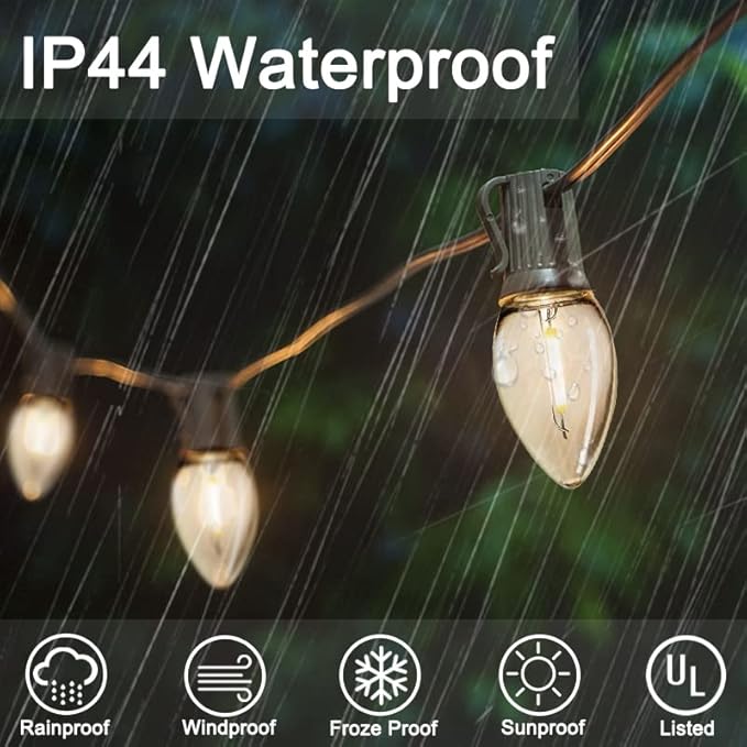 C7 LED Bulbs Christmas C7 LED Light Bulbs 25 Pack C7 LED Replacement Bulbs C7 LED - Outdoor Lighting Accessory | Lumora