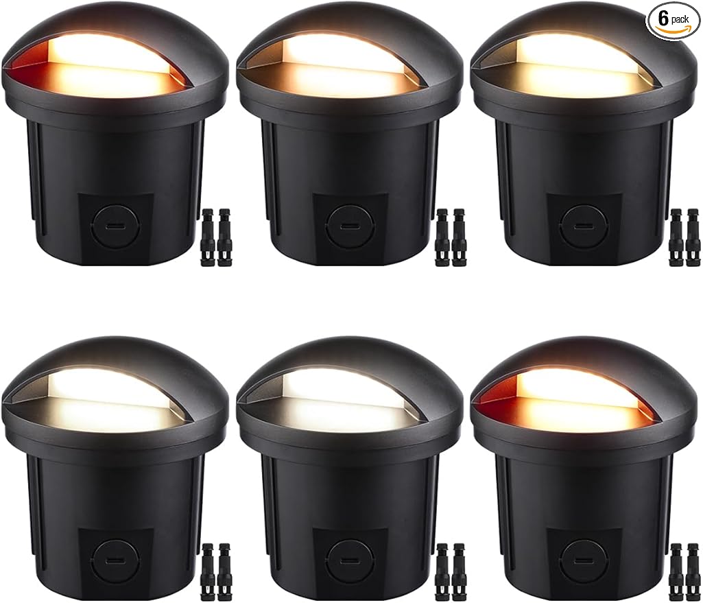 LEONLITE 5W Well Lights Landscape LED, Low Voltage Inground Lights Outdoor, 1800K/2700K/3000K/4000K/5000K | Lumora