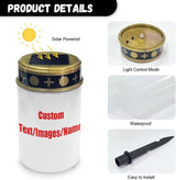 Customized Solar Garden Stake Lights Solar Lights Outdoor Garden for Cemetery Grave Decorations, Memorial Gift | Lumora