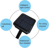 1 Solar by 4 Flame Lamps, Outdoor Courtyard Atmosphere Camping Light, Waterproof Ground Inserting Décor Lights (4 | Lumora