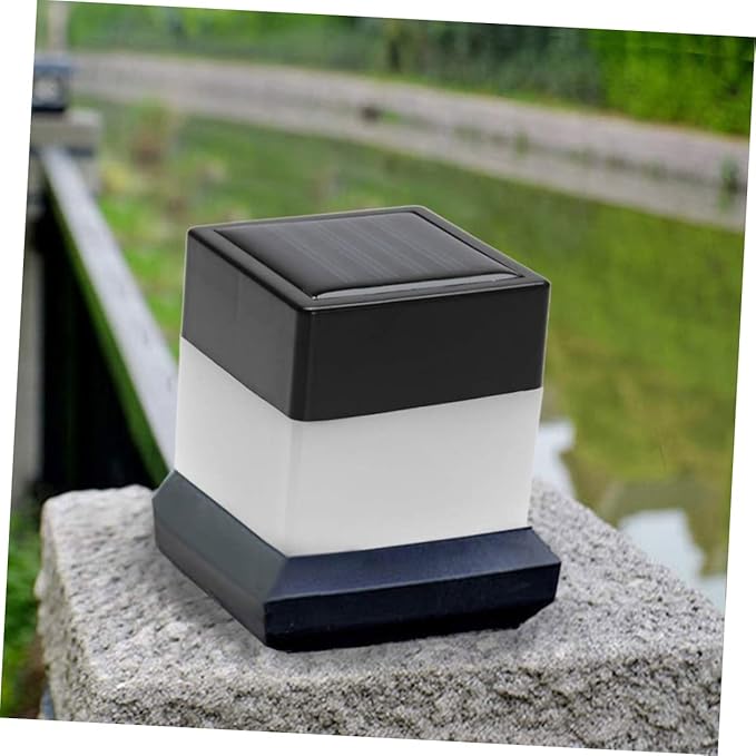 DOITOOL Outdoor Solar Fence Lights Auto Day/Night Sensor Corridor Garden Lamp Waterproof 2 Pack White LED Landscape Lighting