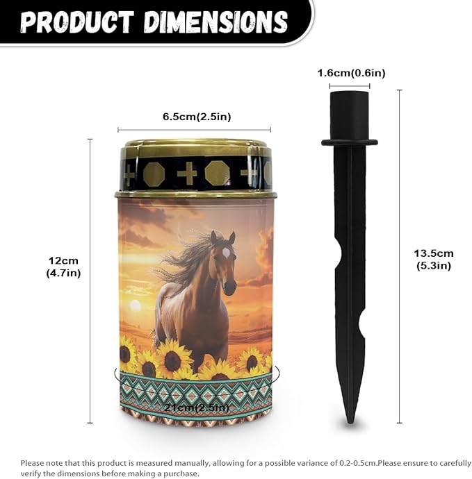 Western Aztec Horse Solar Light for Garden Yard,Horse Solar Pathway Lights Outdoor Waterproof Landscape Lighting | Lumora