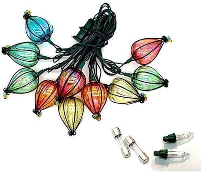 11FT Fairy String Lights with 10 Color Bulbs Decorations, Outdoor Tropical Beach Theme Lights Patio String Lights | Lumora