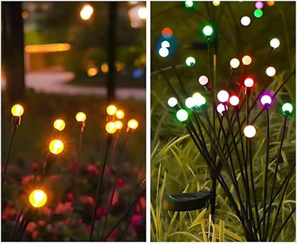 LED Solar Garden Lamp: Magical and Long-Lasting Outdoor Colors (6, Multicolor)