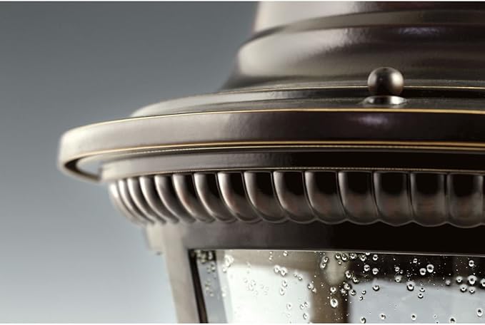 Progress Lighting Westport Collection 1-Light Clear Seeded Glass Traditional Outdoor Small Wall Lantern Light | Lumora
