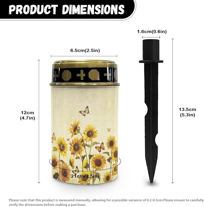 Solar Outdoor Lights,Butterfly Sunflower Waterproof Solar Stake Lights for Pathway Garden Yard Path Walkway | Lumora