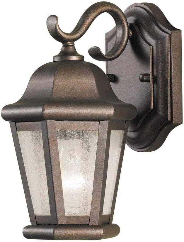 Feiss OL5900CB Martinsville Outdoor Patio Wall Lantern, 1-Light, 60watts, Bronze (6"W by 11"H)