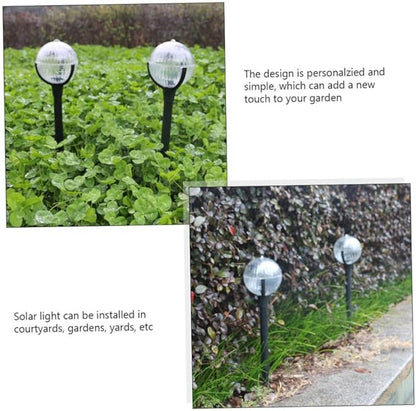 2pcs Solar Lawn Lights Outdoor Garden Solar Pathway Lights RGB Color-Changing Led, Solar-Powered Landscape Lighting for Patio and Yard Decor