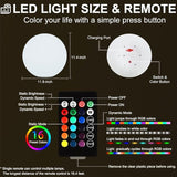 12-inch LED Glowing Ball Light w/Remote, LED Globe Orb Night Light Mood Lamp for Kid Adult - Outdoor Wall Light | Lumora