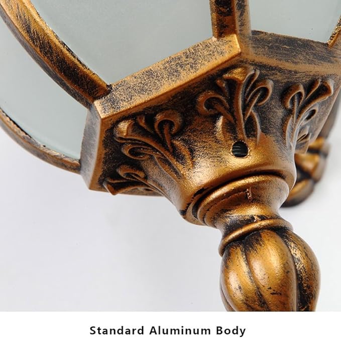 European Garden Wall Light, E26 Outdoor Waterproof s Lamp, New l Die- AlumiExpression artistique m, Ip65 Corridor Door Mounted Lighting Sconces Bronze Color