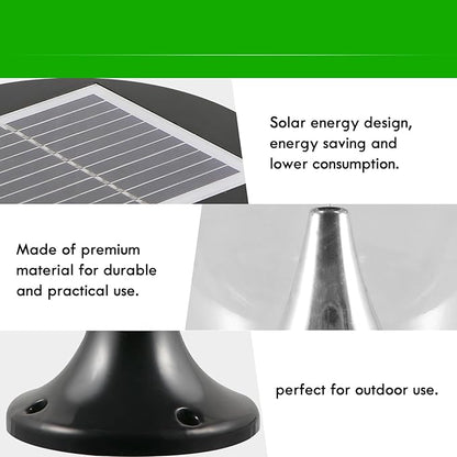 YARNOW Solar Lawn Lamp Outdoor Waterproof LED Garden Path Light Solar Energy Round Yard Light for Patio and Landscape Lighting