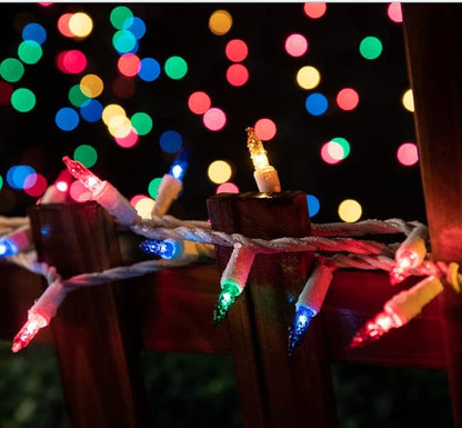 LAMPHOME Easter String Lights, 20FT 100 Count Incandescent Connectable Christmas Mini Lights, Waterproof Easter Decorations for Indoor Outdoor Patio Party Home Garden Yard Decor