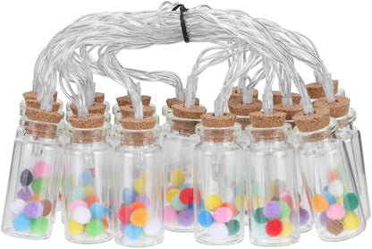 PRETYZOOM 1pc Led Wish Bottle String Light Creative Lamp Decor Indoor Fairy Light for Parties and Home Adornment Unique Scene Decoration
