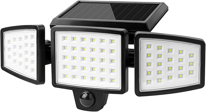 Lepro Bundle - Solar Flood Light 3 Adjustable Heads & 50 ft Outdoor String Lights 25 LED G40 Edison Bulbs String | Lumora