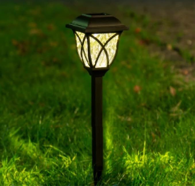 Ulalaza 2Pcs Solar Garden Lights Outdoor Color Changing Decorative Ball Solar Lights for Patio/Lawn/Yard/Path/Christmas