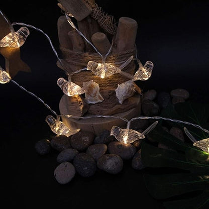 String Lights, LED Outdoor Indoor LED Lantern Bird-Shaped Light Edison Bulb Outdoor Lighted Holiday Displays Hanging Light Patio Christmas Garden Holiday Decoration Flashing Rope Lights