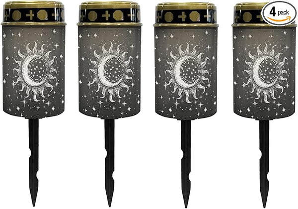 Cemetery Solar Lights - Waterproof Black LED Lanterns for Grave, Yard, Patio & Driveway - Outdoor Path Light | Lumora