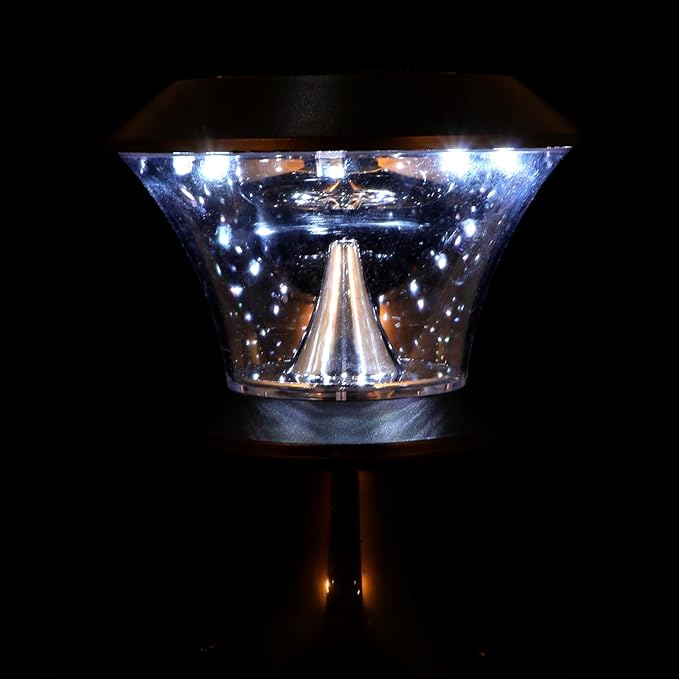 Waterproof LED Solar Lawn Light Outdoor Garden Path Light Round Solar Energy Lamp for Patio Yard Landscape Lighting