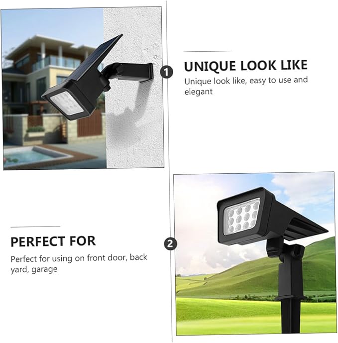 NUOBESTY Solar Powered Garden Stake Light Pathway Lamp for Lawn Driveway and Patio Decor Outdoor Solar Led Lighting | Lumora