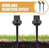 VICASKY 2pcs Solar Garden Pathway Lights Outdoor LED Waterproof Lawn Stake Lamps for Yard and Patio Decorative | Lumora