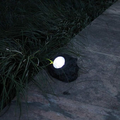 Outdoor Solar Rock Lights, LED Waterproof Solar Power Light, Imitation Stone Garden Lamp for Way, Walkway, Yard