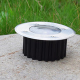 DOITOOL Flat Solar Lights Outdoor Pathway: 4PCS Lights Outdoor Waterproof Solar Ground Lights - Solar Disk Light | Lumora