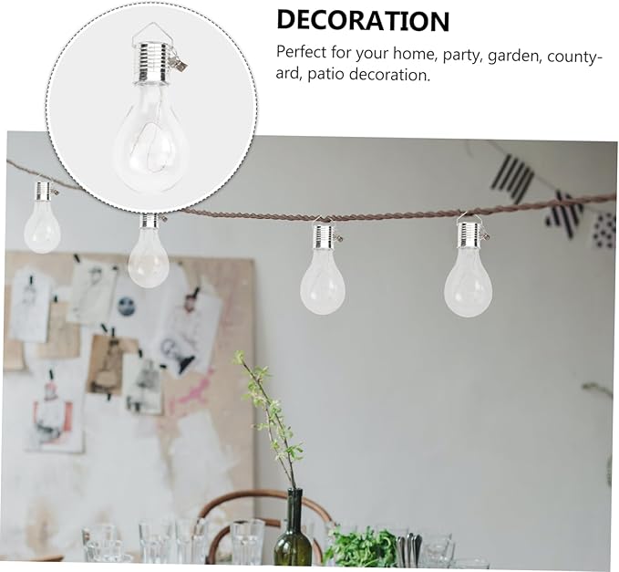 6pcs Solar Led Bulb Chandelier Eco-Friendly Decorative Light Bulbs for Garden Patio Outdoor Warm Light Vanity | Lumora