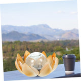 LIFKOME Solar Lotus Lantern Led Garden Lights Solar Pathway Lights Landscape Outdoor | Lumora