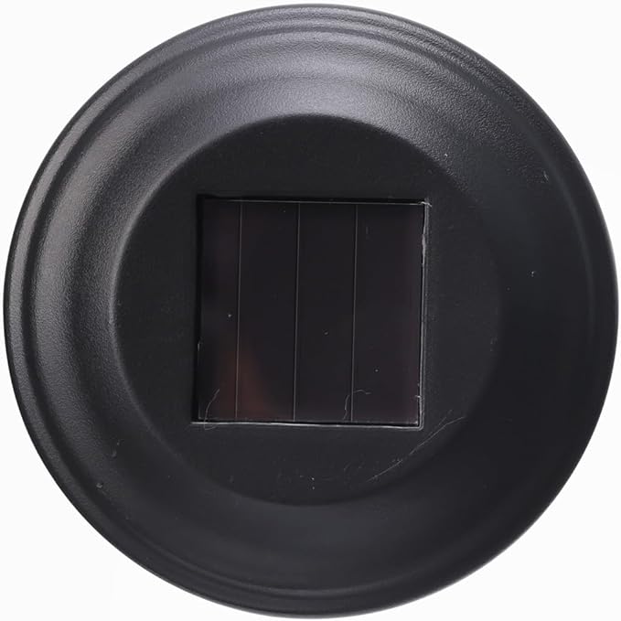 6-Pack Solar Path Lights, Matte Black, Durable Plastic, Amorphous Solar Panel, Warm White LED, Auto On/Off, Tool-Free Installation, IP45 Waterproof Outdoor Landscape Lights [W58340]