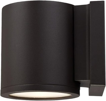 WAC Lighting WS-W2605-BZ Tube LED Outdoor Wall Light Fixture, Dark Sky Friendly Single Light, 3000K, Bronze