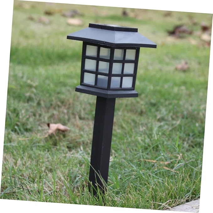 VILLCASE Outdoor Solar Pathway Lights LED Solar Landscape Lighting for Lawn Patio Walkway Driveway Durable with Easy Installation and RGB Glow