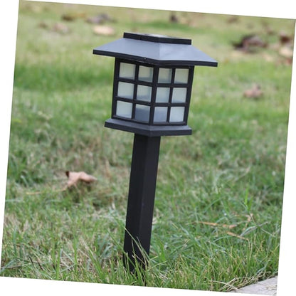 VILLCASE Outdoor Solar Pathway Lights LED Solar Landscape Lighting for Lawn Patio Walkway Driveway Durable with Easy Installation and RGB Glow