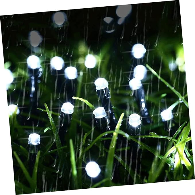 Lurrose 2sets Led Bead Solar Powered Outdoor String Lights Garden Xmas Tree Decorative Lamps Led Outdoor Lights for | Lumora