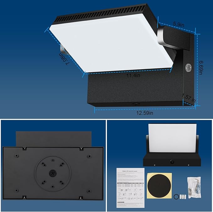 ledmo 150W LED Outdoor Wall Pack Light with Dusk to Down Photocell 360° Rotatable Head Commercial Security Light | Lumora
