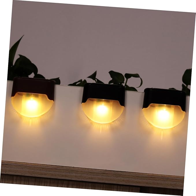 Solar Power Stair Light Warm Led Handrail Fence Lamp for Outdoor Use Easy Installation Weather Resistant for | Lumora