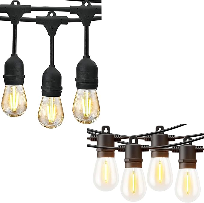 Svater Outdoor String Lights 200 FT + 36FT 2W Patio Light for Outside | Lumora