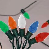 C9 LED Multicolor Christmas Lights Outdoor, 25Ft C9 Vintage Christmas Lights Waterproof with 26 LED Colorful Bulbs | Lumora