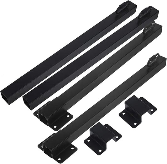 4pcs Outdoor Light Pole Hanger Support Rod String Lamp Holder for Garden and Patio Outdoor Lighting for Bird Feeders and String Lights Easy Installation