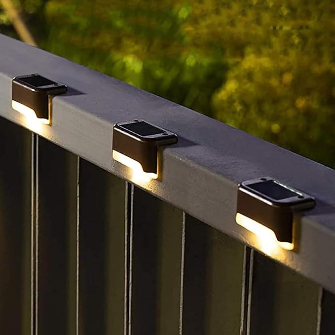 Plastic Solar Stairs Light Automatic Sensor Weather Resistant Easy Installation Energy Efficient Outdoor Versatile | Lumora