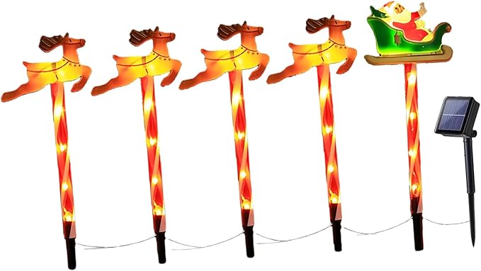 Pack of 6 Easy Installion Solar Ground Lights Easy Push Into Soil for Instants Festival Ambiances in Yard and | Lumora